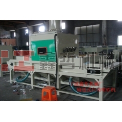 鑫哲自動輸送式噴砂機，自動噴砂機，全自動噴砂機